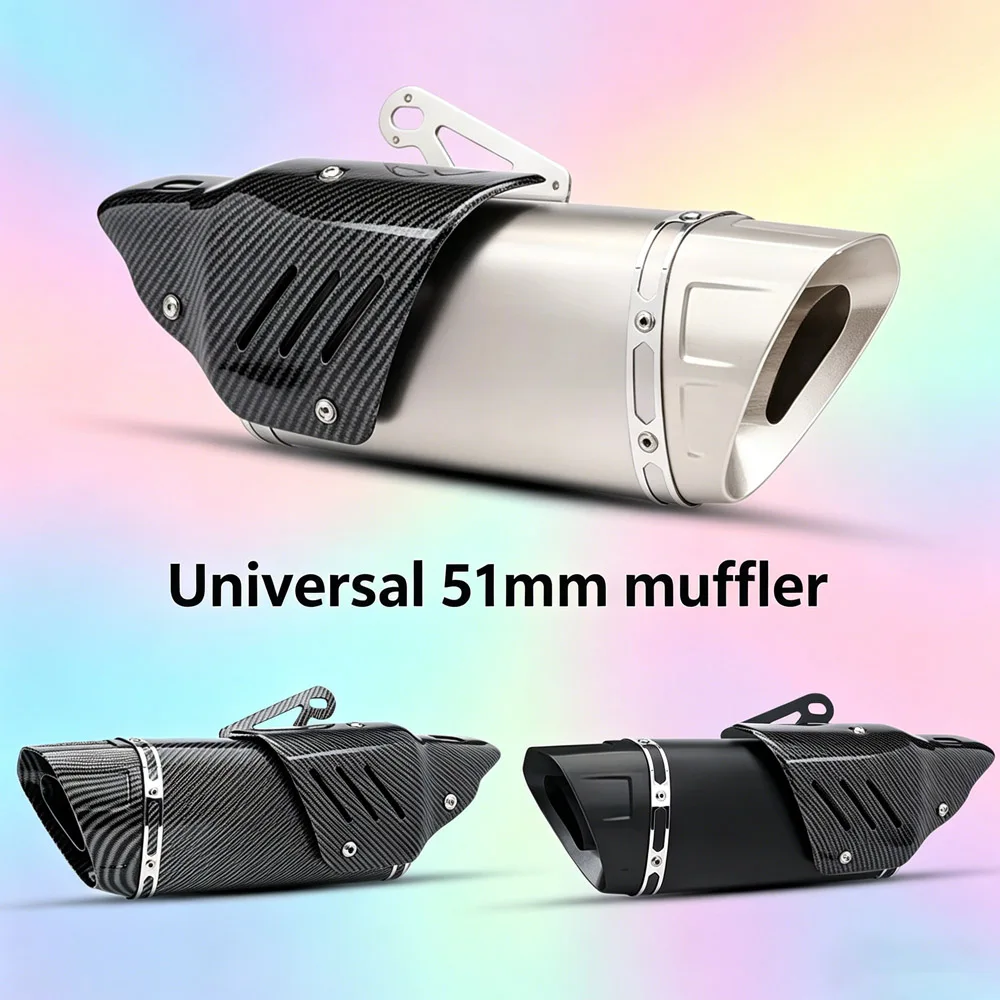 For er6n sv650 Z800 cb650f cb1000 cbr250 Motorcycle Exhaust Kit Racing Line Universal 51MM Interface Escape Muffler With Cover
For er6n sv650 Z800 cb650f cb1000 cbr250 Motorcycle Exhaust Kit Racing Line Universal 51MM Interface Escape Muffler With Cover