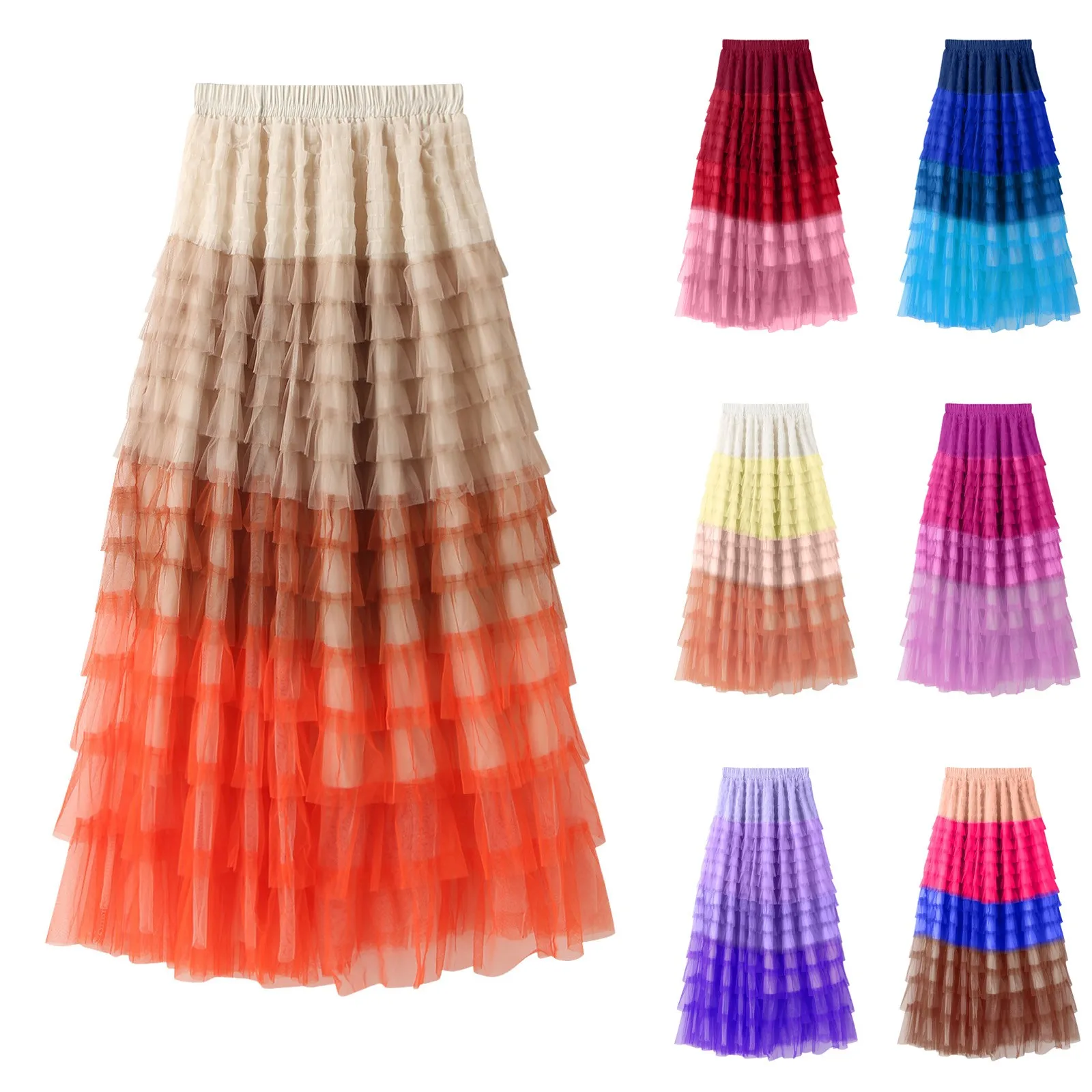 New Fluffy Long Skirt Women 2024 Autumn Winter Ladies Vintage Elastic High Waisted Tulle Ball Gown Skirts Female
New Fluffy Long Skirt Women 2024 Autumn Winter Ladies Vintage Elastic High Waisted Tulle Ball Gown Skirts Female