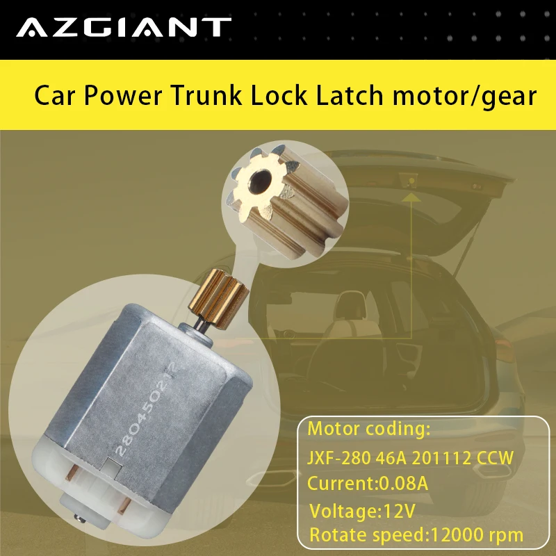 Azgiant Car Trunk Lid Luggage Tailgate Block Door Lock Motor 8 Teeth Gear For Fiat 500/500C/500L Brand New Auto Part Repair Tool
Azgiant Car Trunk Lid Luggage Tailgate Block Door Lock Motor 8 Teeth Gear For Fiat 500/500C/500L Brand New Auto Part Repair Tool