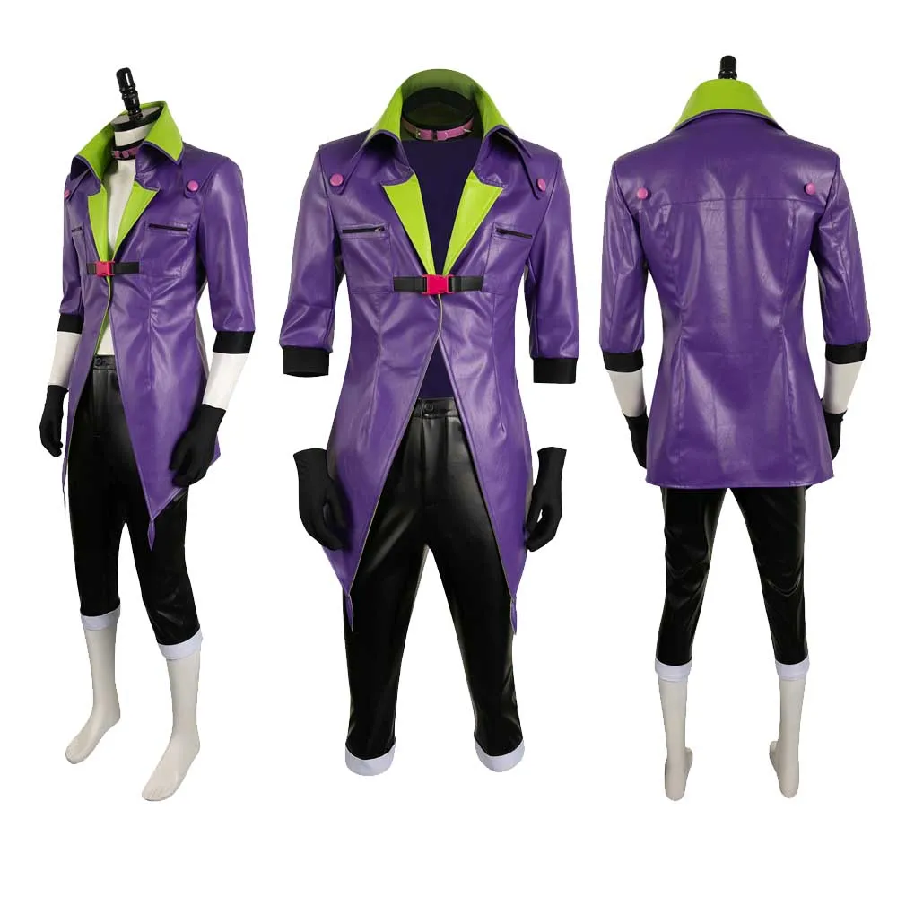 Fantasy Clown Cosplay Coat Pants Male Performance Suit Anime Suicide Costume Super Villain Roleplay Outfits Halloween Party Set
Fantasy Clown Cosplay Coat Pants Male Performance Suit Anime Suicide Costume Super Villain Roleplay Outfits Halloween Party Set