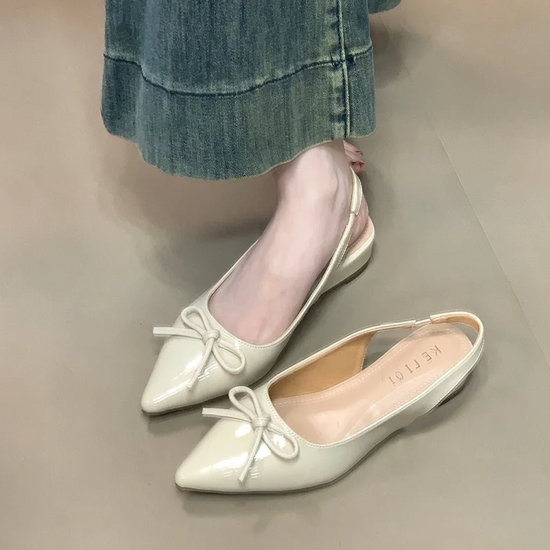 Summernew Arrivalpink Toe Sandals for Women Bows Back Empty Fashioneasiest for Match Pointed Toe Flats
Summernew Arrivalpink Toe Sandals for Women Bows Back Empty Fashioneasiest for Match Pointed Toe Flats