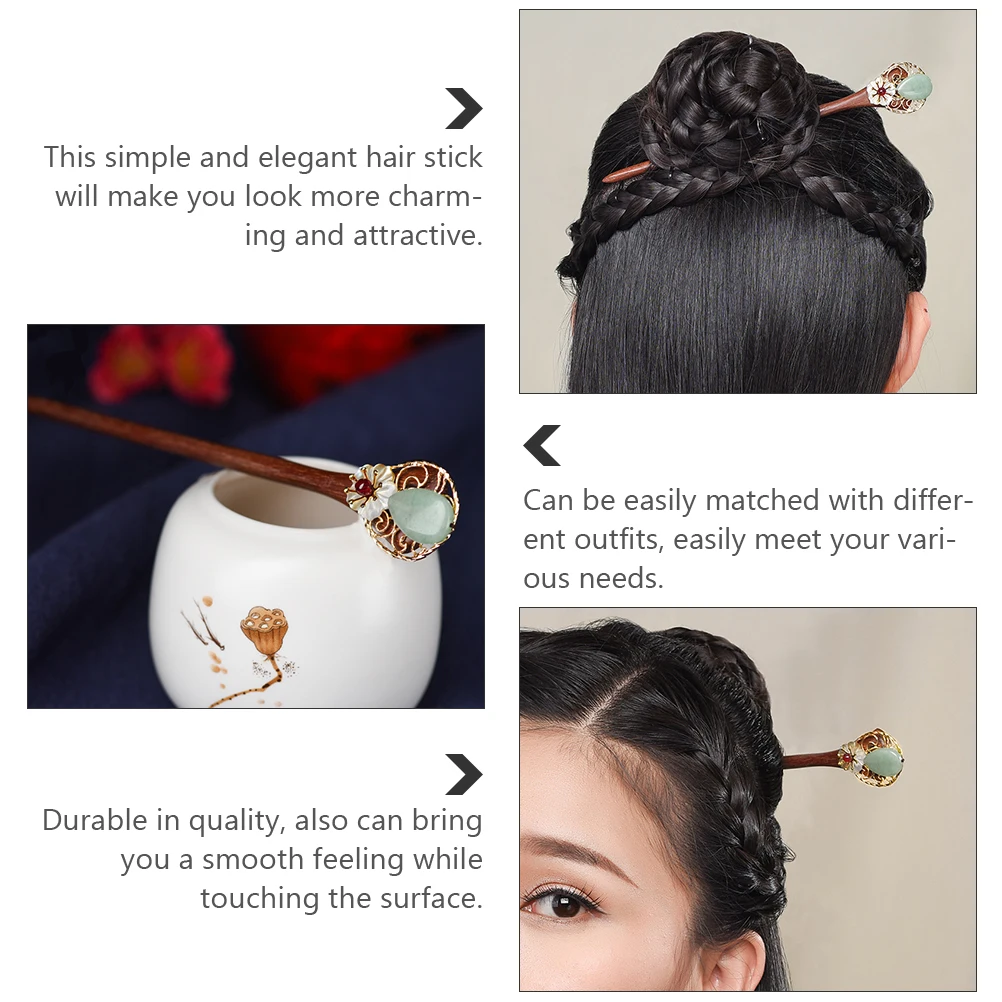 Red Sandalwood Hairpin Retro Practical Accessory Chopstick Bun Decorative Durable Long Life Easy Carry Women Girls Teens Wedding
Red Sandalwood Hairpin Retro Practical Accessory Chopstick Bun Decorative Durable Long Life Easy Carry Women Girls Teens Wedding
