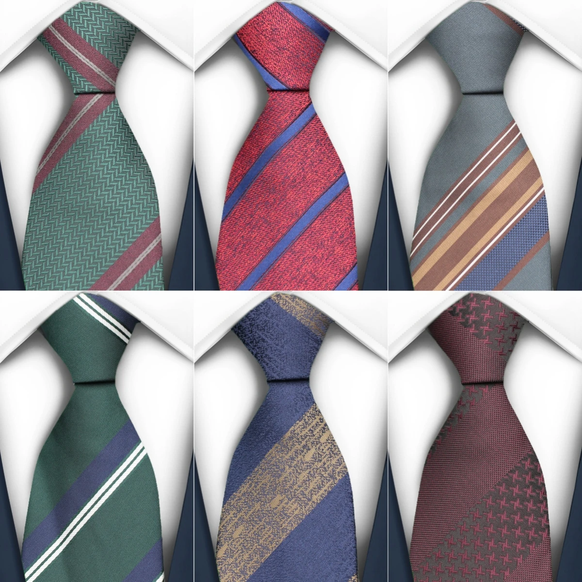 Роскошный мужской галстук 7 см, красный, зеленый, в полоску, однотонный галстук для мужчин, жених, жаккардовый тканый галстук для деловой свадьбы, вечеринки
Роскошный мужской галстук 7 см, красный, зеленый, в полоску, однотонный галстук для мужчин, жених, жаккардовый тканый галстук для деловой свадьбы, вечеринки