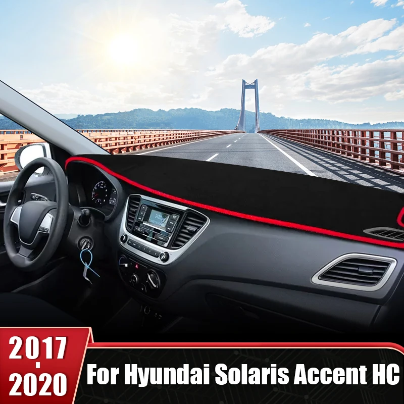 For Hyundai Solaris Accent HC 2017 2018 2019 2020 Car Dashboard Cover Avoid Light Mats Anti-UV Non-Slip Pad Instrument Carpets
For Hyundai Solaris Accent HC 2017 2018 2019 2020 Car Dashboard Cover Avoid Light Mats Anti-UV Non-Slip Pad Instrument Carpets