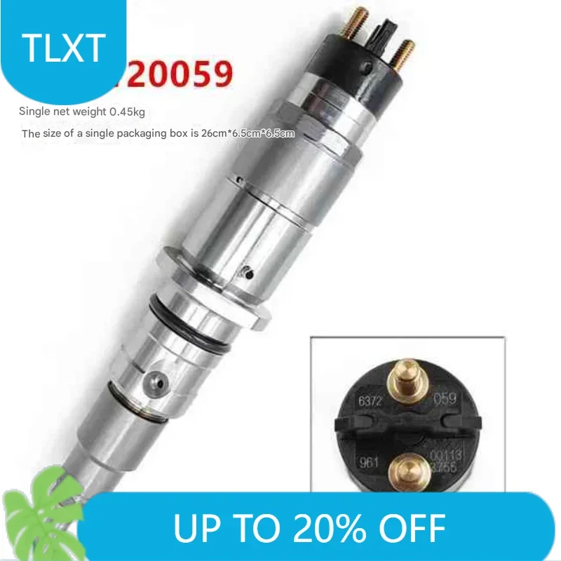 Fuel Injector 0445120059 Suitable for Komatsu Pc200-8 Hyundai Hl770-7A Cummins Nj
Fuel Injector 0445120059 Suitable for Komatsu Pc200-8 Hyundai Hl770-7A Cummins Nj