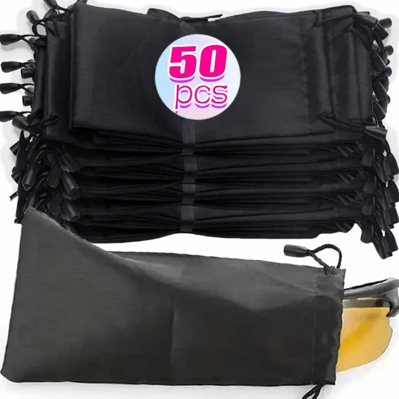 1/50pcs Portable Soft Cloth Waterproof Sunglasses Bag Microfiber Dust Storage Pouch Glasses Carry Bag Glasses Case Container 
1/50pcs Portable Soft Cloth Waterproof Sunglasses Bag Microfiber Dust Storage Pouch Glasses Carry Bag Glasses Case Container
