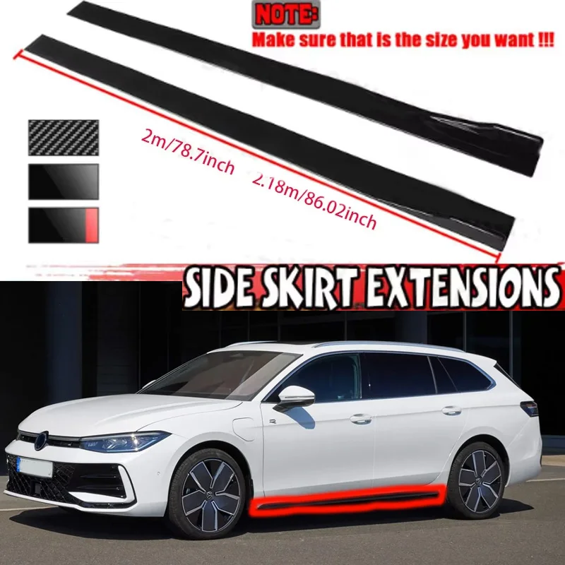 FOR SKODA Octavia SUPERB 2M Car Side Skirt Extension Plate Lip Separator Bumper 2.18M Racing Side Spoiler
FOR SKODA Octavia SUPERB 2M Car Side Skirt Extension Plate Lip Separator Bumper 2.18M Racing Side Spoiler