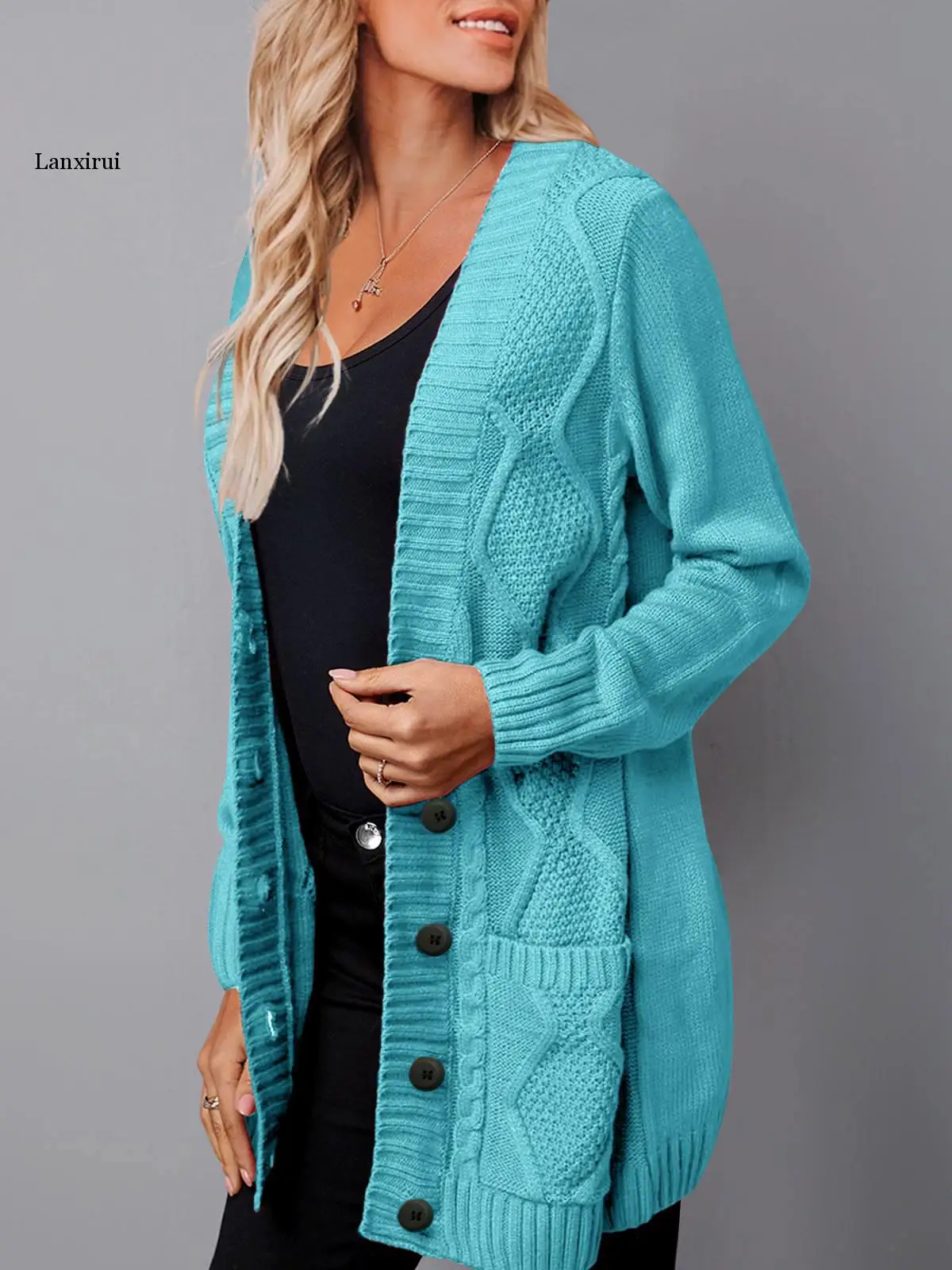 Single Breasted Cardigan Slim Knitted Sweater Women Autumn Long Sleeve Pocket Jumper Solid Aesthetic V Neck Casual Cardigan
Single Breasted Cardigan Slim Knitted Sweater Women Autumn Long Sleeve Pocket Jumper Solid Aesthetic V Neck Casual Cardigan
