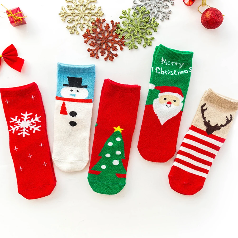 5 Pairs Kids Christmas Socks Warm Cotton Winter Children Socks Fashion Gift Accessories
5 Pairs Kids Christmas Socks Warm Cotton Winter Children Socks Fashion Gift Accessories