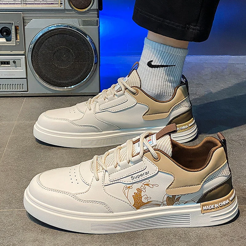 2026 New Top Men's Casual Sneakers Skateboarding Shoes Men's Leather Sneakers Black White Outdoor Sneakers Casual shoe size
2026 New Top Men's Casual Sneakers Skateboarding Shoes Men's Leather Sneakers Black White Outdoor Sneakers Casual shoe size