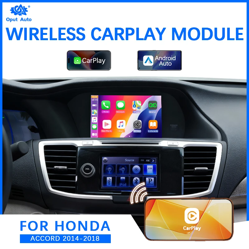 Wireless CarPlay Android Auto For Acura Honda TSX Accord Odyssey Interface GPS Navigation Support Camera AirPlay MirrorLink
Wireless CarPlay Android Auto For Acura Honda TSX Accord Odyssey Interface GPS Navigation Support Camera AirPlay MirrorLink