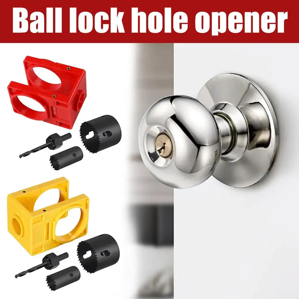 Door Lock Installation Set With Guide Template, Door Lock Hole Saw Kit Ideal For Wooden Doors T0V3
Door Lock Installation Set With Guide Template, Door Lock Hole Saw Kit Ideal For Wooden Doors T0V3