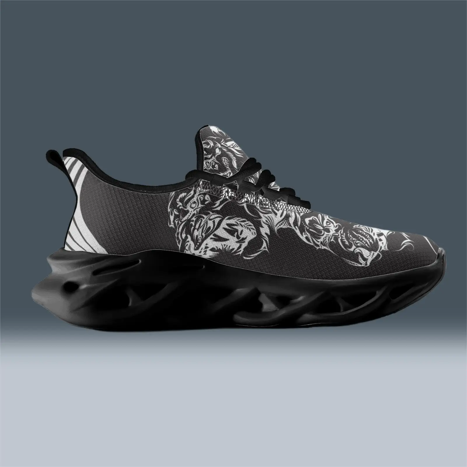 Animal stripe print casual sneakers flat sole ultra-light breathable running shoes for men and women
Animal stripe print casual sneakers flat sole ultra-light breathable running shoes for men and women