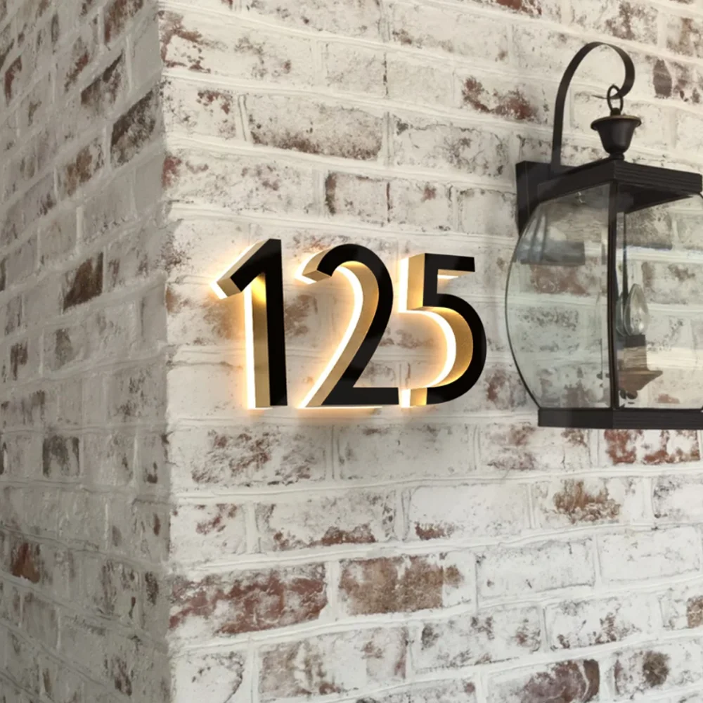 Custom House Number Outdoor LED Letters Sign for Business Storefront Outdoor Waterproof Backlit Light Up Signage
Custom House Number Outdoor LED Letters Sign for Business Storefront Outdoor Waterproof Backlit Light Up Signage