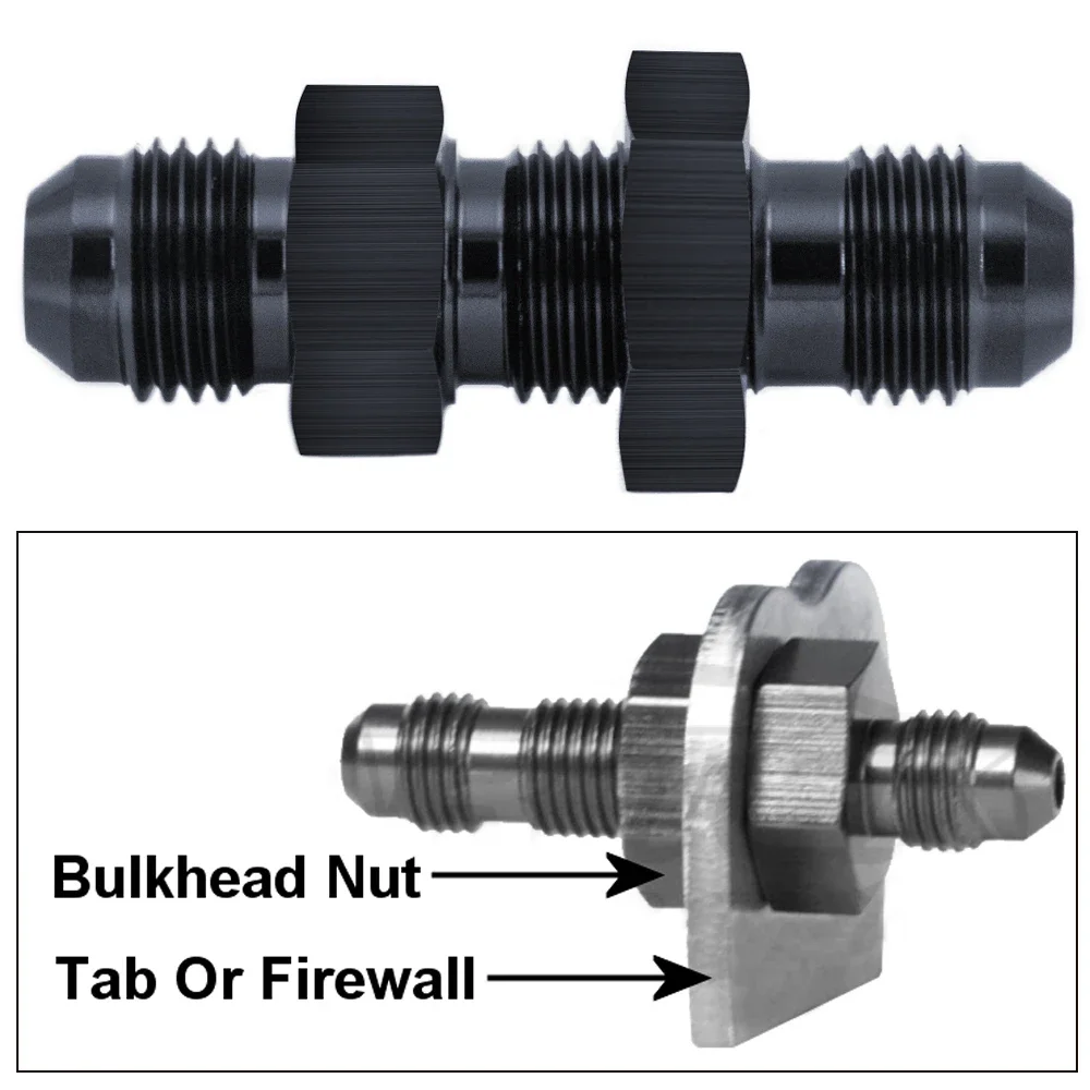 AN6 AN8 AN10 Bulkhead 0 Degrees 90 Degrees Flare Fitting Union Adapter 6AN 8AN 10AN Fitting For Tab Rr Wirewall Aluminum Black
AN6 AN8 AN10 Bulkhead 0 Degrees 90 Degrees Flare Fitting Union Adapter 6AN 8AN 10AN Fitting For Tab Rr Wirewall Aluminum Black