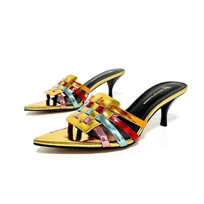 2024 Summer New Women's High Heels Plus Size 35-44 Elegant Party Shoes Wedding Shoes Pointed Open Toe Sexy Women's Slippers
2024 Summer New Women's High Heels Plus Size 35-44 Elegant Party Shoes Wedding Shoes Pointed Open Toe Sexy Women's Slippers