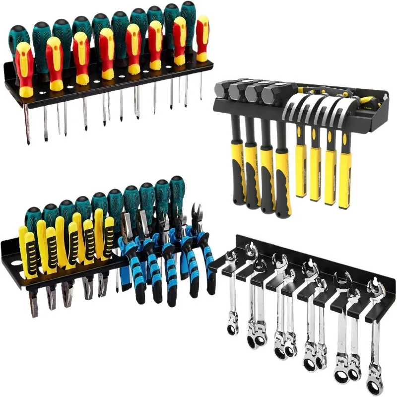 Wall Mount Carbon Steel Tool Organizer Storage Rack for Hammer Wrench Screwdriver and Pliers Hand Tool Holder Storage Organizer
Wall Mount Carbon Steel Tool Organizer Storage Rack for Hammer Wrench Screwdriver and Pliers Hand Tool Holder Storage Organizer