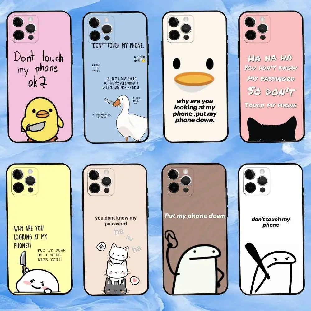 Dont T-Touch M-My Phone Phone Case For iPhone 17,16,15,14,13,12,11 Plus,Pro Max,XS,Soft Silicone Black Cover
Dont T-Touch M-My Phone Phone Case For iPhone 17,16,15,14,13,12,11 Plus,Pro Max,XS,Soft Silicone Black Cover