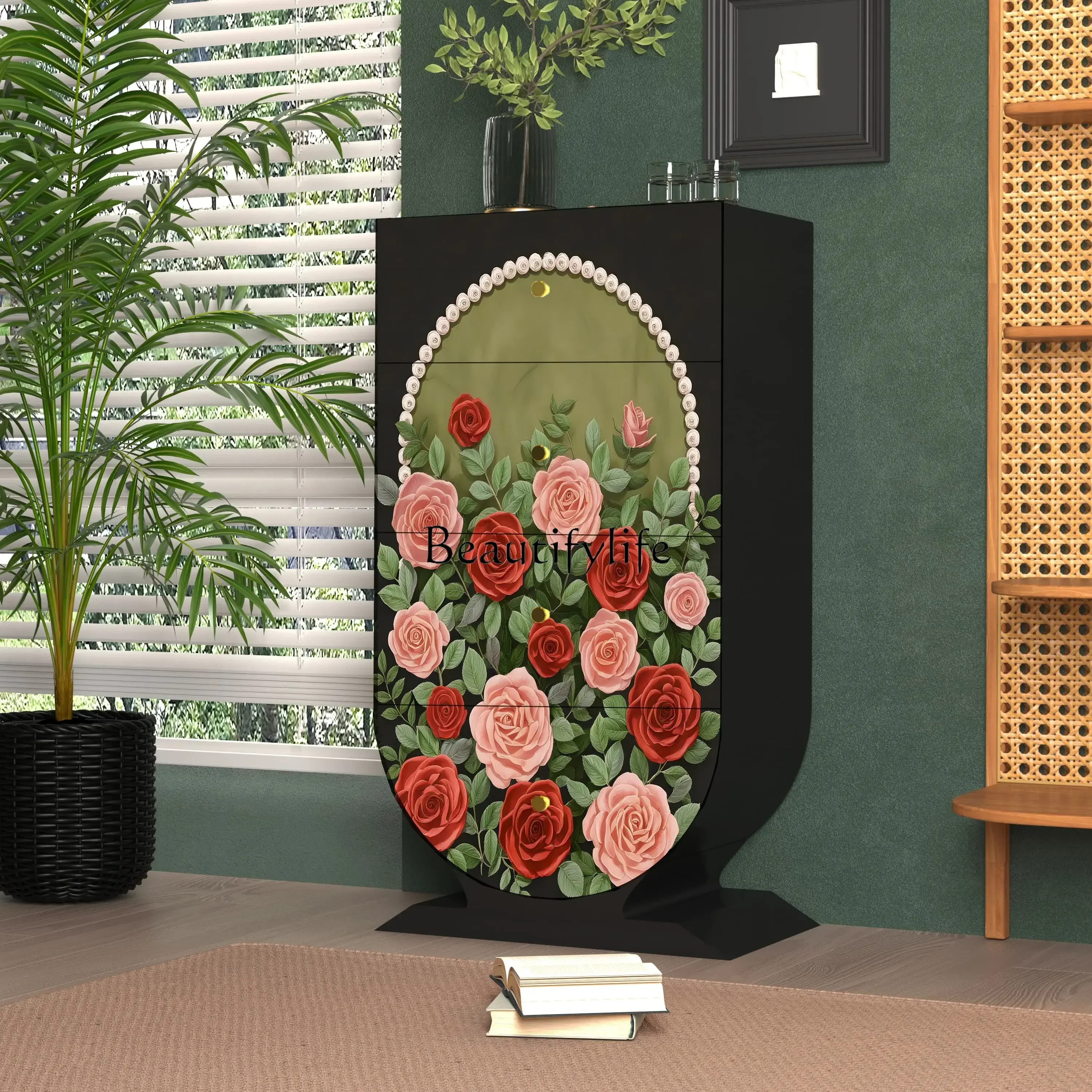 06Painted lacquer solid wood four-chest cabinet household bedroom living room wall integrated storage cabinet
06Painted lacquer solid wood four-chest cabinet household bedroom living room wall integrated storage cabinet