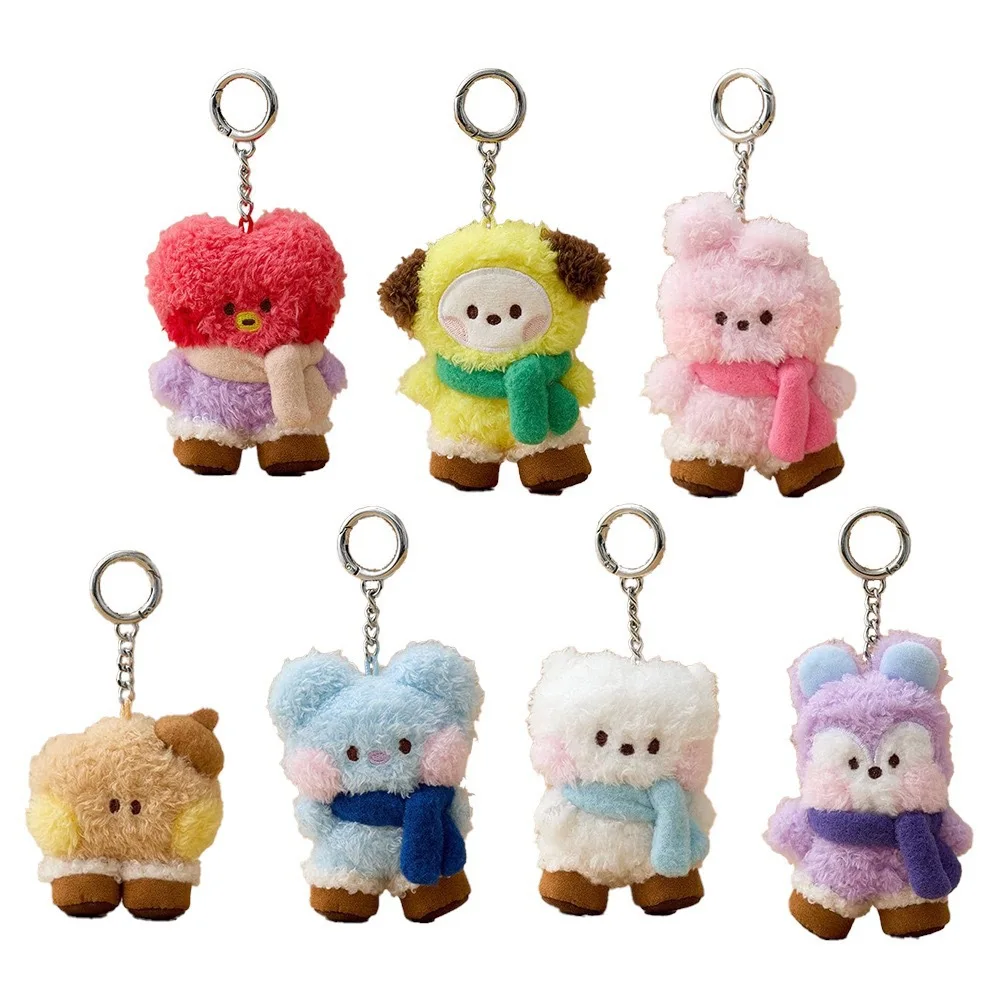 Мягкая игрушка-брелок Kawaii BT21 из серии шарфов, милый кукольный декор, CHIMMY COOKY KOYA TATA, аниме-подарок, игрушки
Мягкая игрушка-брелок Kawaii BT21 из серии шарфов, милый кукольный декор, CHIMMY COOKY KOYA TATA, аниме-подарок, игрушки
