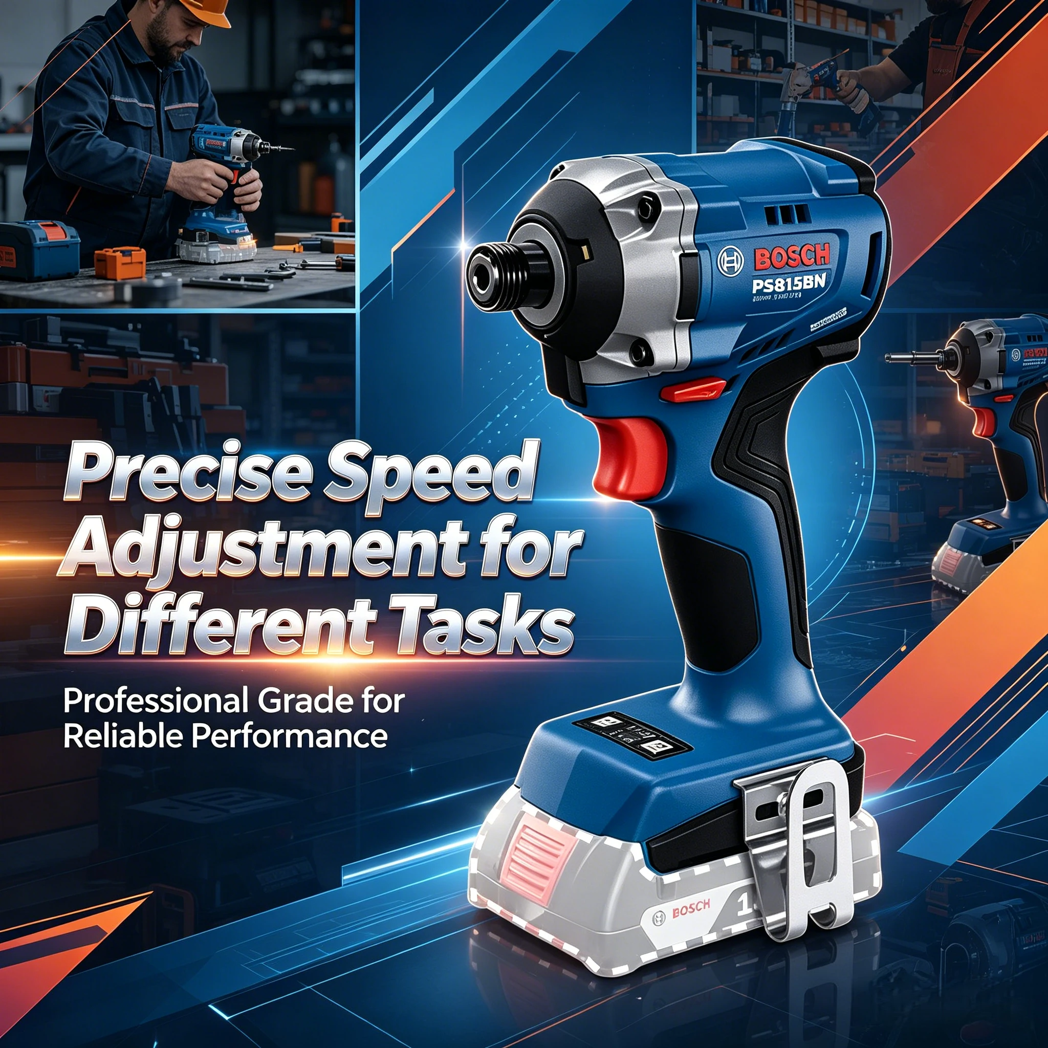 Bosch GDR 18V-215 Cordless Brushless Impact Driver Heavy Duty High Torque Electric Screwdriver Professional Electric Tools
Bosch GDR 18V-215 Cordless Brushless Impact Driver Heavy Duty High Torque Electric Screwdriver Professional Electric Tools