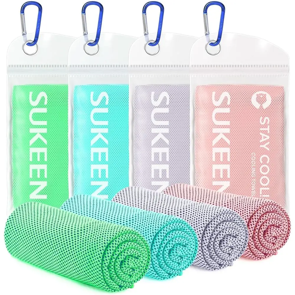4-Pack Cooling Towels for Hot Days, Ideal for Gym, Yoga, Running, and Sports
4-Pack Cooling Towels for Hot Days, Ideal for Gym, Yoga, Running, and Sports
