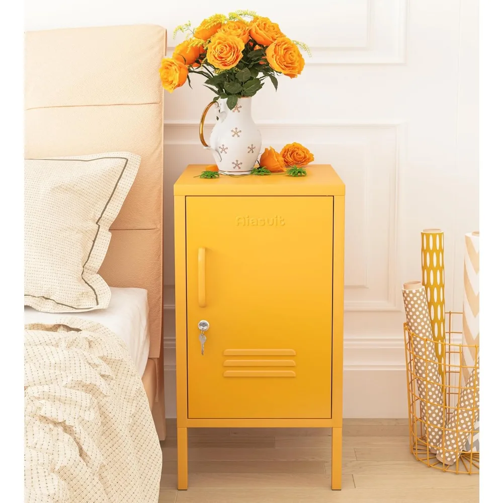 Adjustable Height Cold Rolled Steel Frame Multifunctional Home Table, Single door Lockable Metal Side Table
Adjustable Height Cold Rolled Steel Frame Multifunctional Home Table, Single door Lockable Metal Side Table