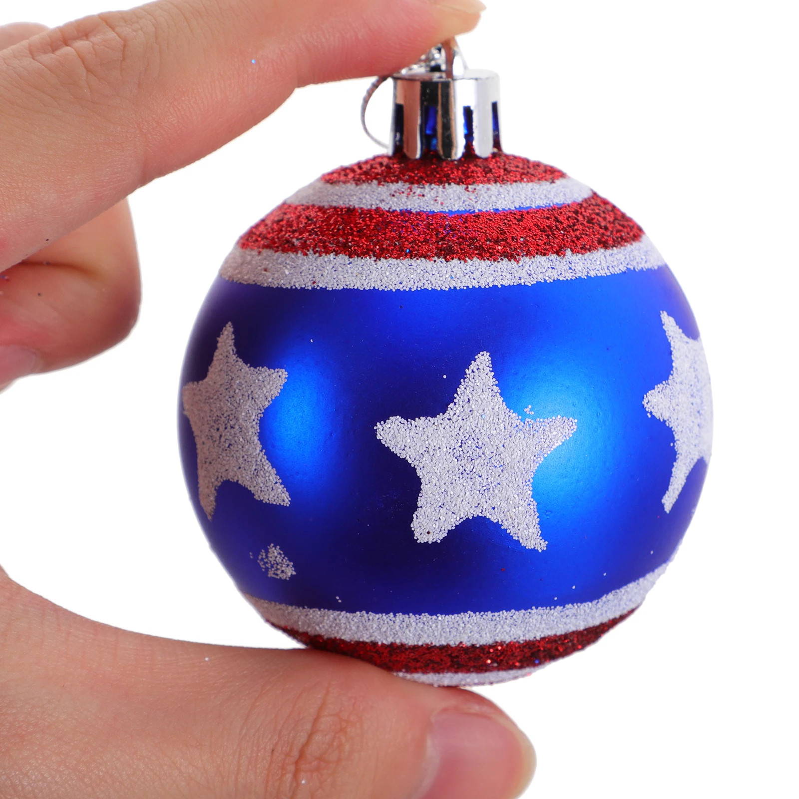 12 Pcs Red White Blue Hanging Balls Plastic Independence Day Decor Outdoor Festival Ornaments Patriotic Supplies
12 Pcs Red White Blue Hanging Balls Plastic Independence Day Decor Outdoor Festival Ornaments Patriotic Supplies