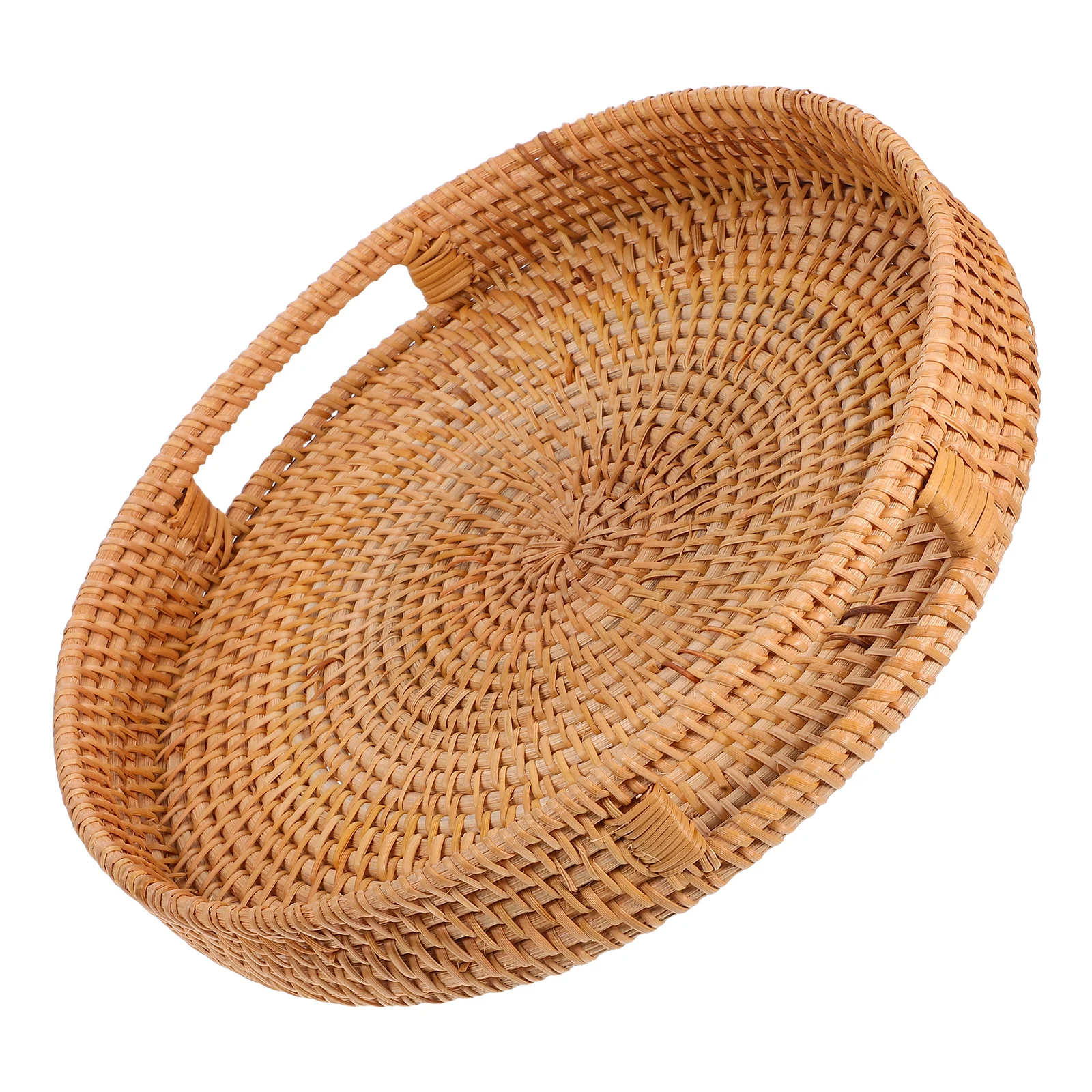 Rattan Tray Basket for Fruits Round Bread Serving Domestic Use Food Kitchen Counter
Rattan Tray Basket for Fruits Round Bread Serving Domestic Use Food Kitchen Counter