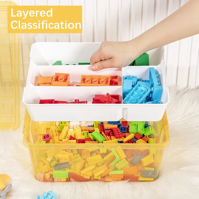 Block Type Children's Toy Storage Box Storage Box with Parts Small Particle Sorting Transparent Organizer Plastic Transparen
Block Type Children's Toy Storage Box Storage Box with Parts Small Particle Sorting Transparent Organizer Plastic Transparen