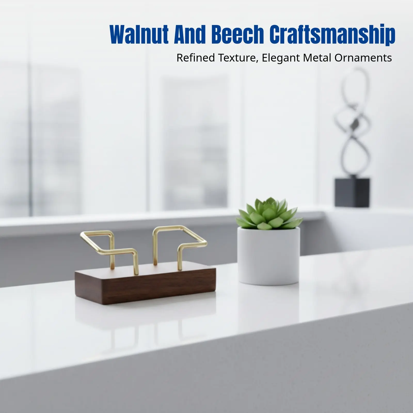 Geometric Hardwood Business Card Holder, Single Tier, Walnut & Beech, Modern Desktop Organizer, Large Capacity Storage Box
Geometric Hardwood Business Card Holder, Single Tier, Walnut & Beech, Modern Desktop Organizer, Large Capacity Storage Box