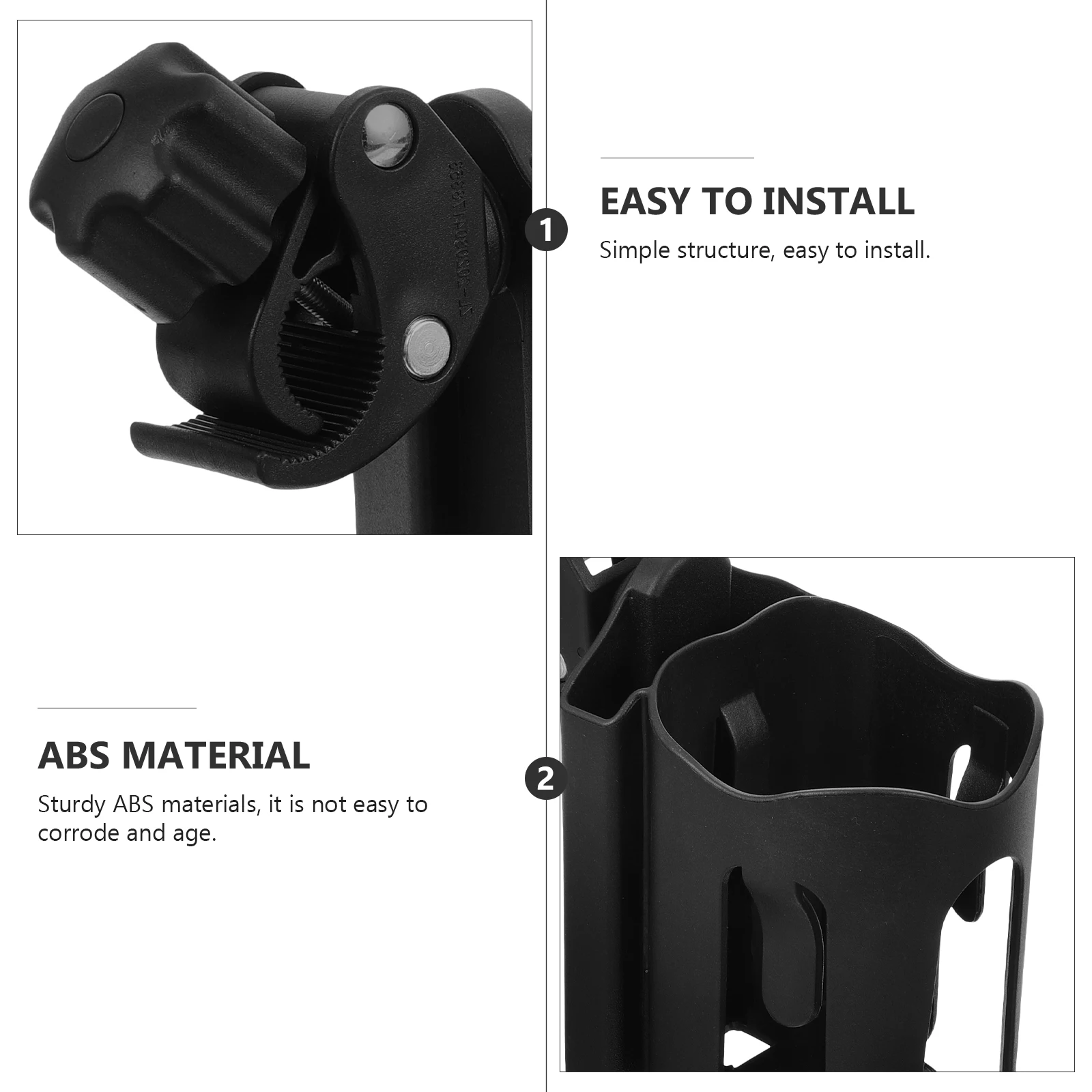 Universal Wheelchair Cup Holder Sturdy Adjustable Bike Stroller Drink Holder For Coffee Mugs Bottles Durable Outdoor Cup Rack
Universal Wheelchair Cup Holder Sturdy Adjustable Bike Stroller Drink Holder For Coffee Mugs Bottles Durable Outdoor Cup Rack
