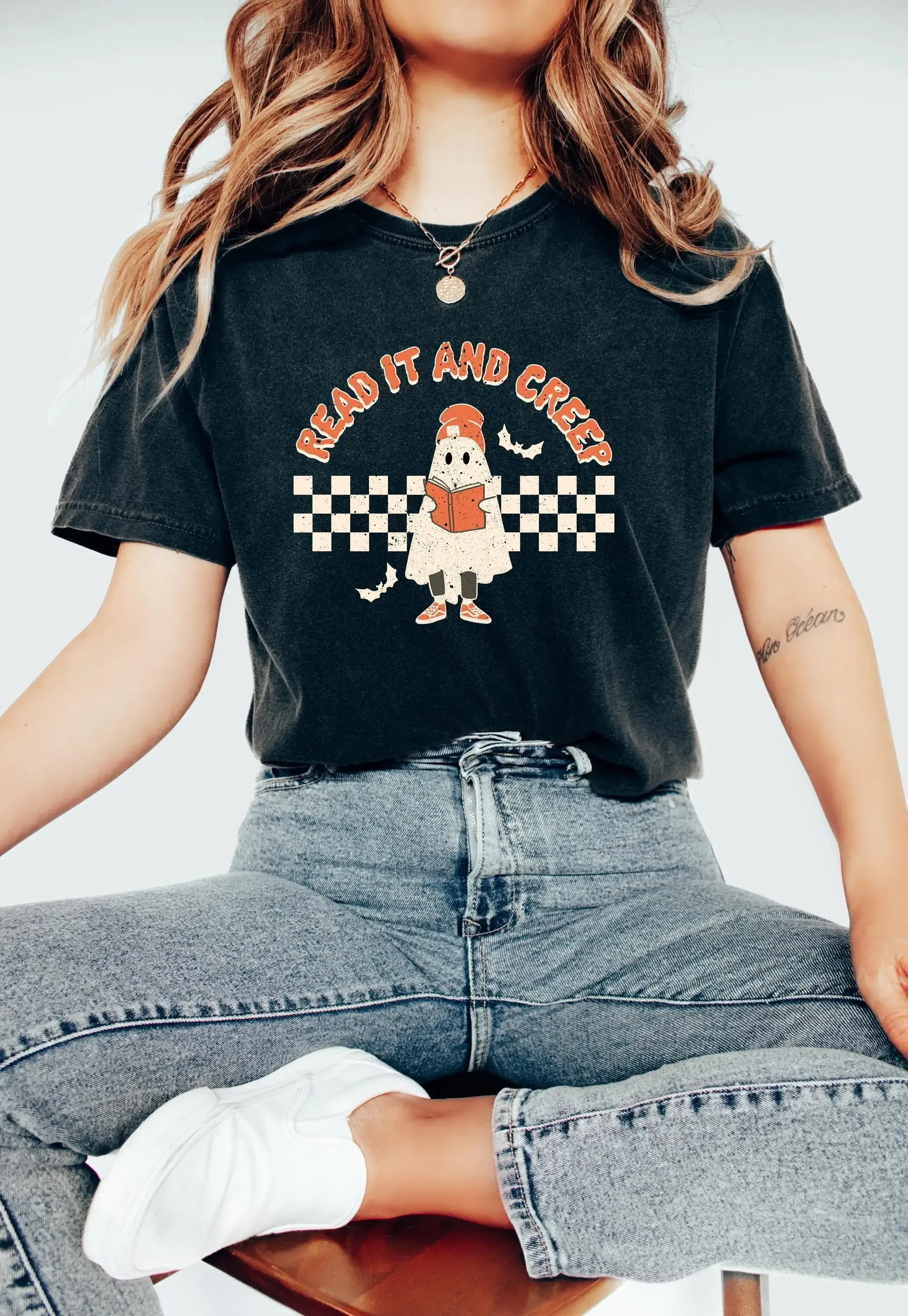 Рубашка Retro Read It And Creep Halloween Comfort Colors Real T Vintage Ghost Fall Autumn
Рубашка Retro Read It And Creep Halloween Comfort Colors Real T Vintage Ghost Fall Autumn