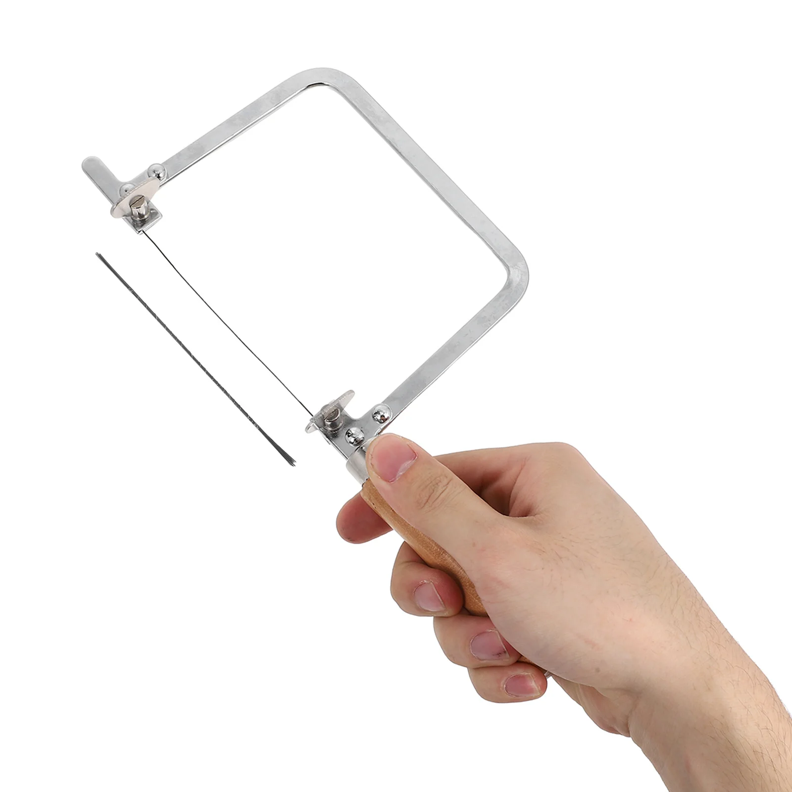 1 Set Steel Wire Saw: U-Shaped Jewelry Saw Bow For Precision Curve Cutting Lightweight Hand Metal Saw Tool For Jewelry Making
1 Set Steel Wire Saw: U-Shaped Jewelry Saw Bow For Precision Curve Cutting Lightweight Hand Metal Saw Tool For Jewelry Making