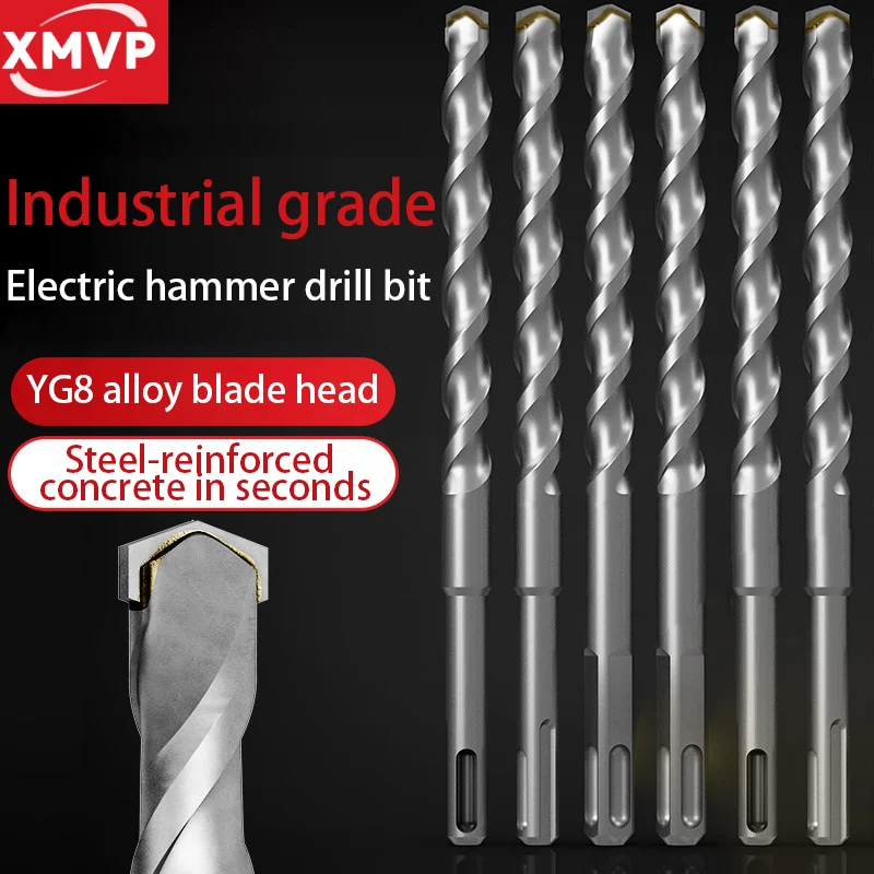 Impact drill bit, extended electric hammer drill bit, four-hole square shank round shank concrete and cement drill bit for wall
Impact drill bit, extended electric hammer drill bit, four-hole square shank round shank concrete and cement drill bit for wall