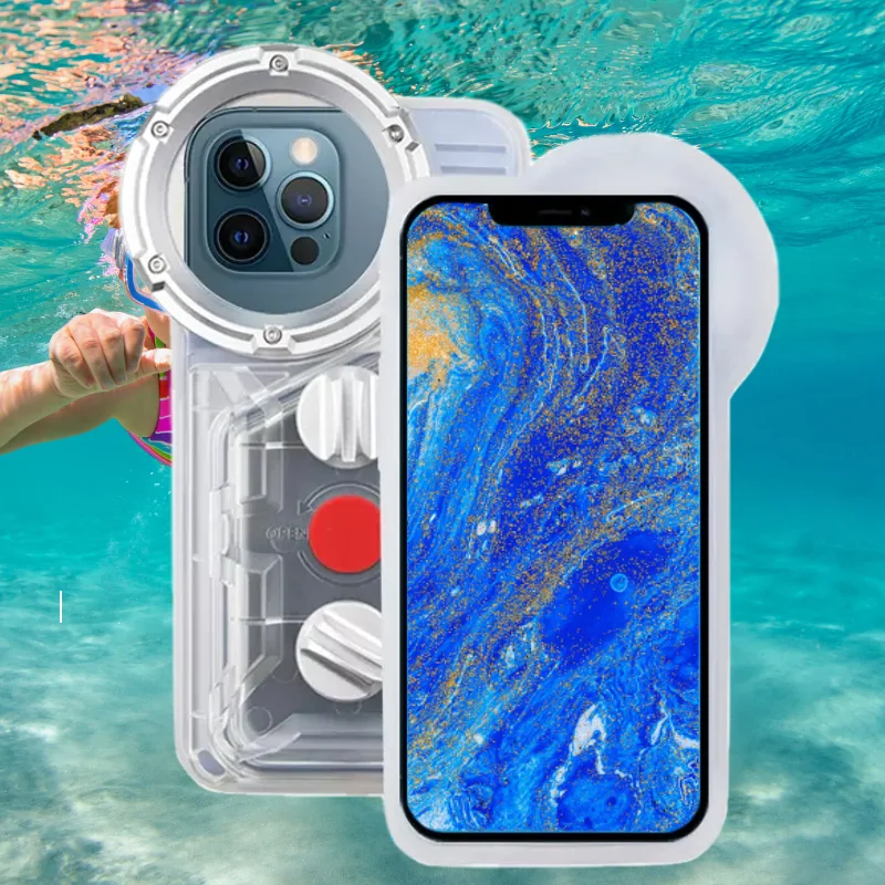 Waterproof Phone Case for iPhone 14 Pro Max /13/12/13 Pro Max Diving Housing Underwater Protective Cover Swimming Snorkeling
Waterproof Phone Case for iPhone 14 Pro Max /13/12/13 Pro Max Diving Housing Underwater Protective Cover Swimming Snorkeling