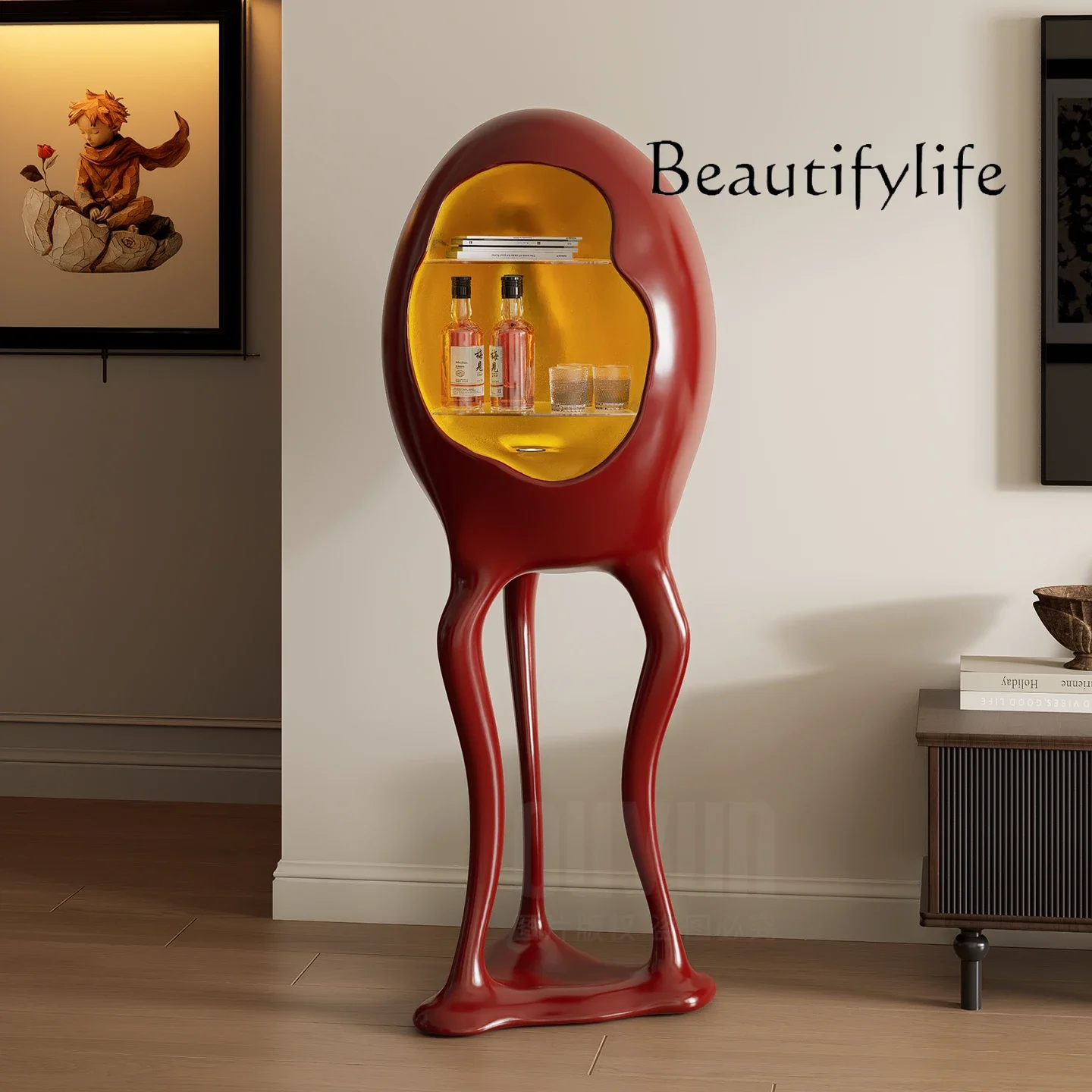 FKWine Cabinet Design Sense Art Light Luxury Fiberglass Entrance Home Floor High-end Creative Decoration
FKWine Cabinet Design Sense Art Light Luxury Fiberglass Entrance Home Floor High-end Creative Decoration