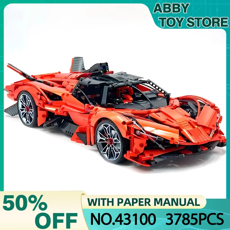 Новый конструктор MOC 43100 красная спортивная гоночная машина масштаб 1:8 строительные блоки кирпичи развивающая головоломка игрушки подарок на день рождения для детей
Новый конструктор MOC 43100 красная спортивная гоночная машина масштаб 1:8 строительные блоки кирпичи развивающая головоломка игрушки подарок на день рождения для детей