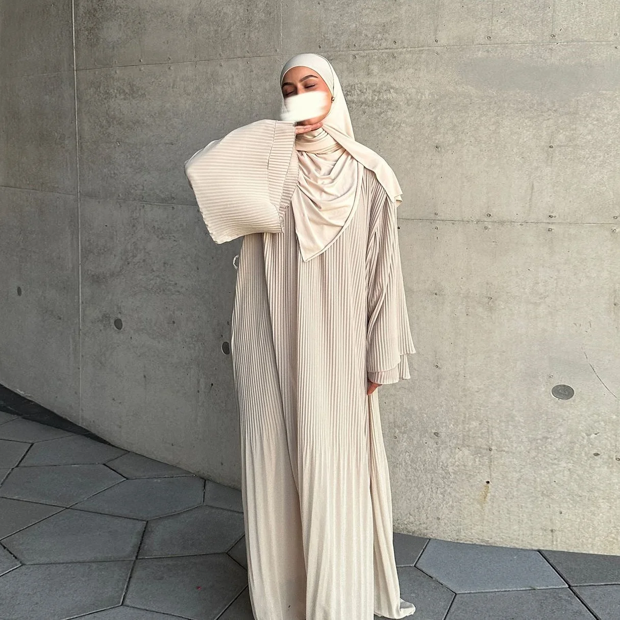 2025 Manufacturer Top Quality Arabic Women New Model Chiffon Two-color Abaya in Dubai With Matching Hijab Modest Muslim Dress
2025 Manufacturer Top Quality Arabic Women New Model Chiffon Two-color Abaya in Dubai With Matching Hijab Modest Muslim Dress