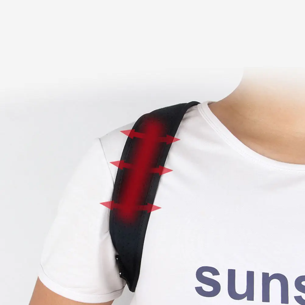 Posture Corrector Adjustable Back Straightener Black Size S Reflective Strap Comfortable Breathable Shoulder Brace for Men Women
Posture Corrector Adjustable Back Straightener Black Size S Reflective Strap Comfortable Breathable Shoulder Brace for Men Women
