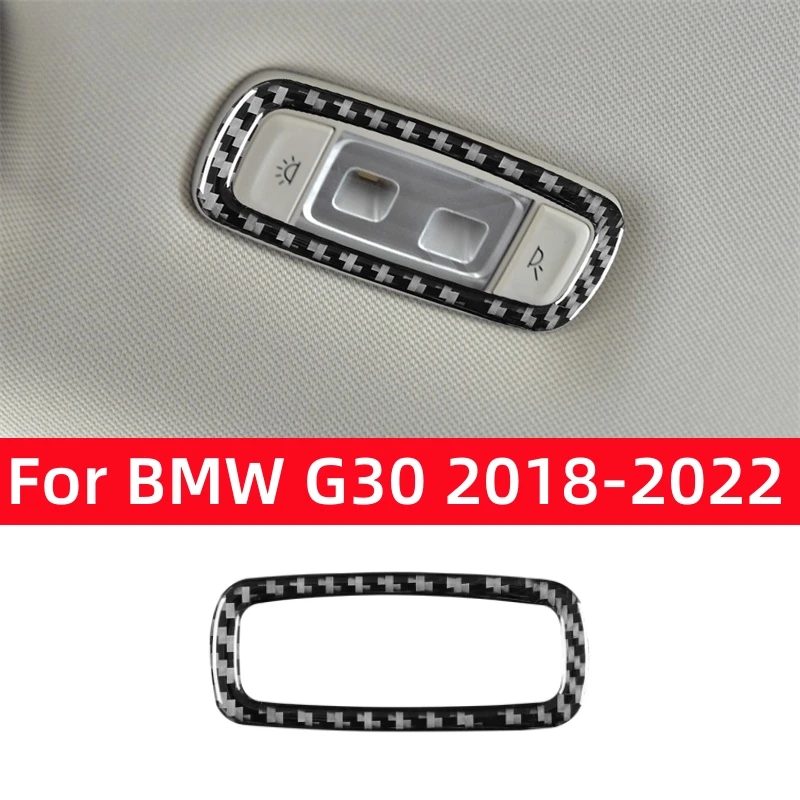For BMW 5 Series G30 2018-2022 Accessories Carbon Fiber Interior Car Roof Reading Light Decorative Frame Trim Cover Stickers
For BMW 5 Series G30 2018-2022 Accessories Carbon Fiber Interior Car Roof Reading Light Decorative Frame Trim Cover Stickers