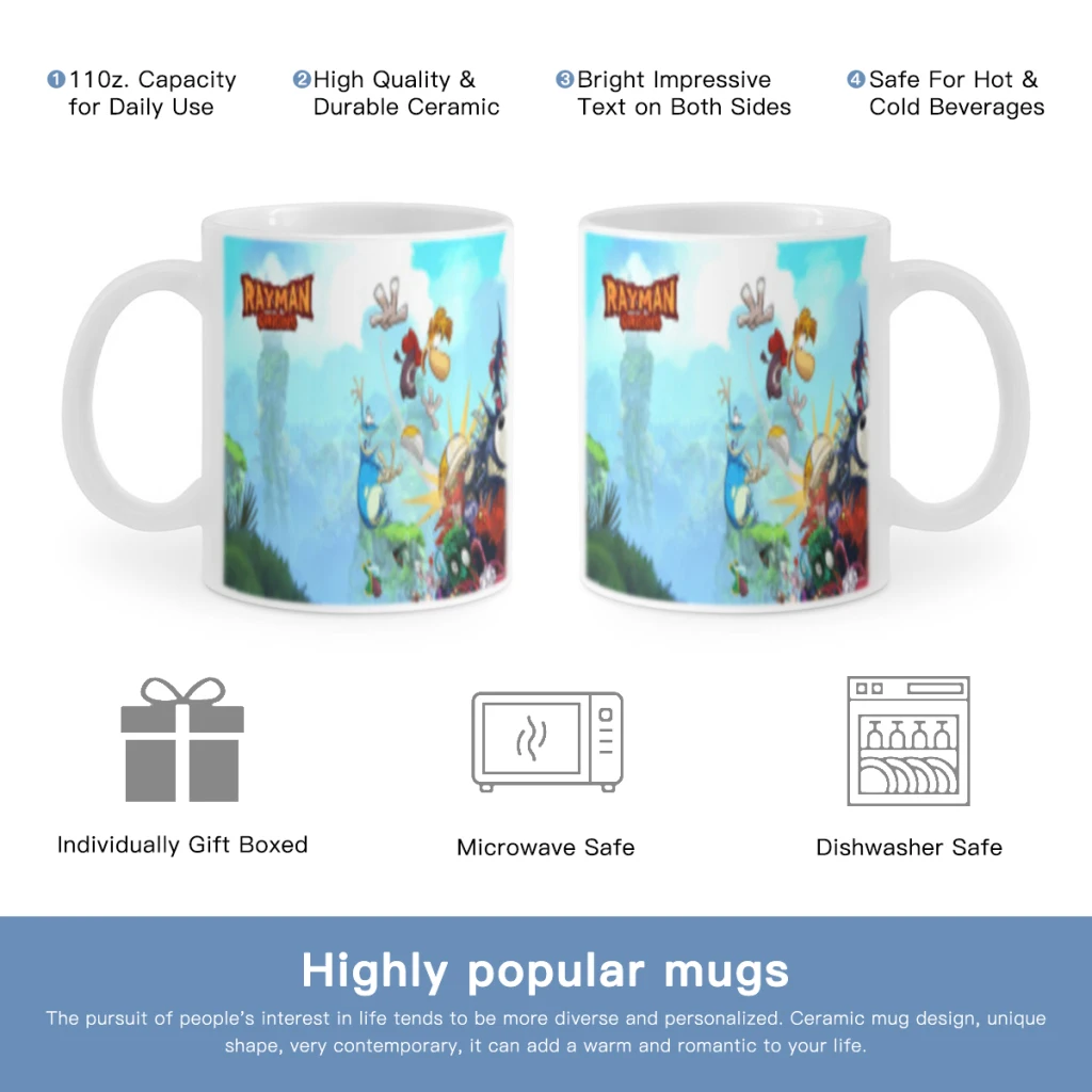 Game Rayman Legends Free shipping Ceramic Cup Coffee Oatmeal Breakfast Cup Creative Personality Mug
Game Rayman Legends Free shipping Ceramic Cup Coffee Oatmeal Breakfast Cup Creative Personality Mug