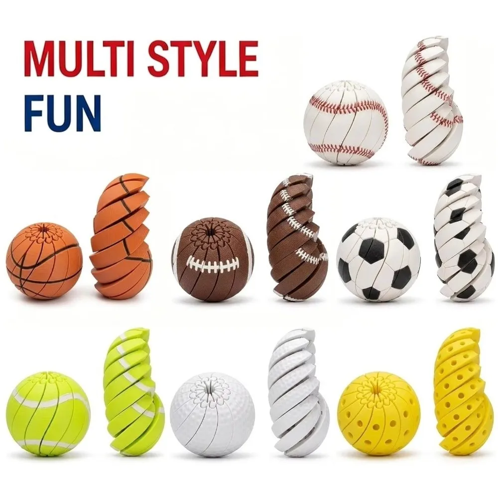 Relaxation Baseball Fidget Ball Toy Bendable Extendable Twistsphere Fidget Toy Novelty Creative Stress Relief Toy Office Use
Relaxation Baseball Fidget Ball Toy Bendable Extendable Twistsphere Fidget Toy Novelty Creative Stress Relief Toy Office Use