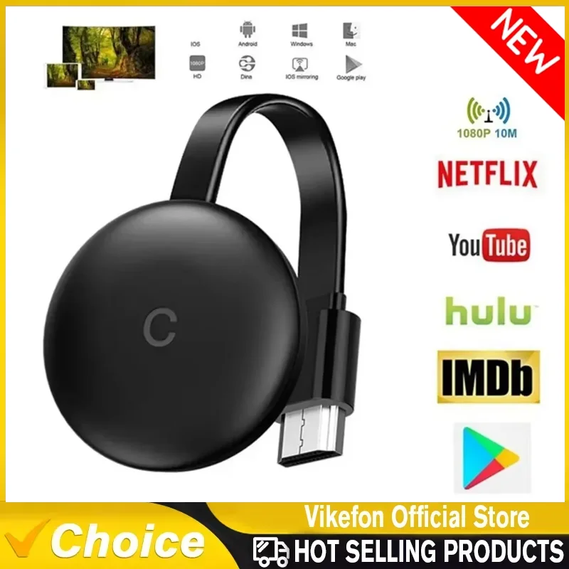 NEW 5G/2.4G Wireless WiFi Display Dongle Screen Mirroring 1080P HD TV TV Stick For Chromecast 4K HD HDMI-Compatible Media Player
NEW 5G/2.4G Wireless WiFi Display Dongle Screen Mirroring 1080P HD TV TV Stick For Chromecast 4K HD HDMI-Compatible Media Player