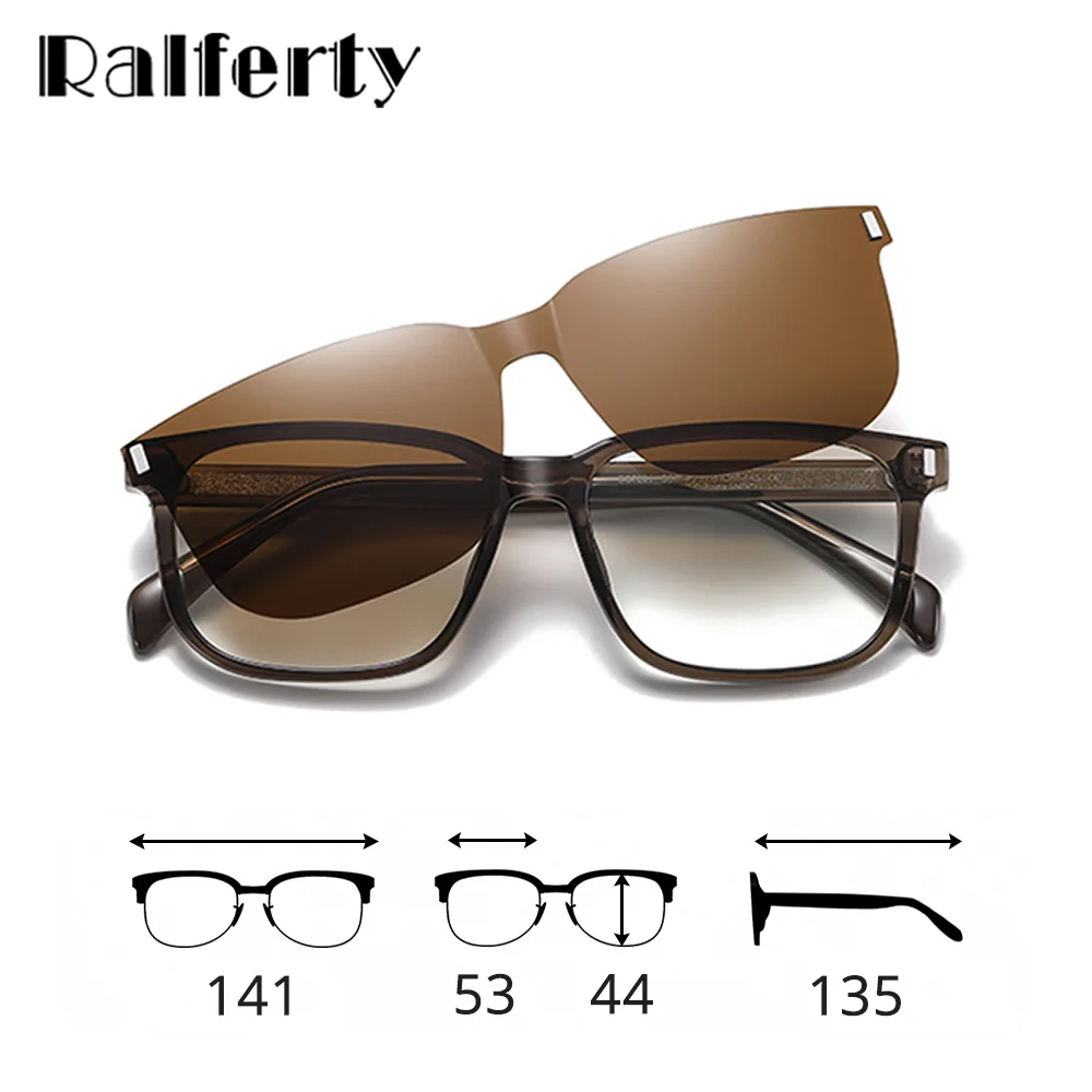 Ralferty One-piece Sunglasses for Men Clip On Glasses Polarized UV400 Brown Sun Glasses Male Driving Fishing gafas de sol hombre
Ralferty One-piece Sunglasses for Men Clip On Glasses Polarized UV400 Brown Sun Glasses Male Driving Fishing gafas de sol hombre