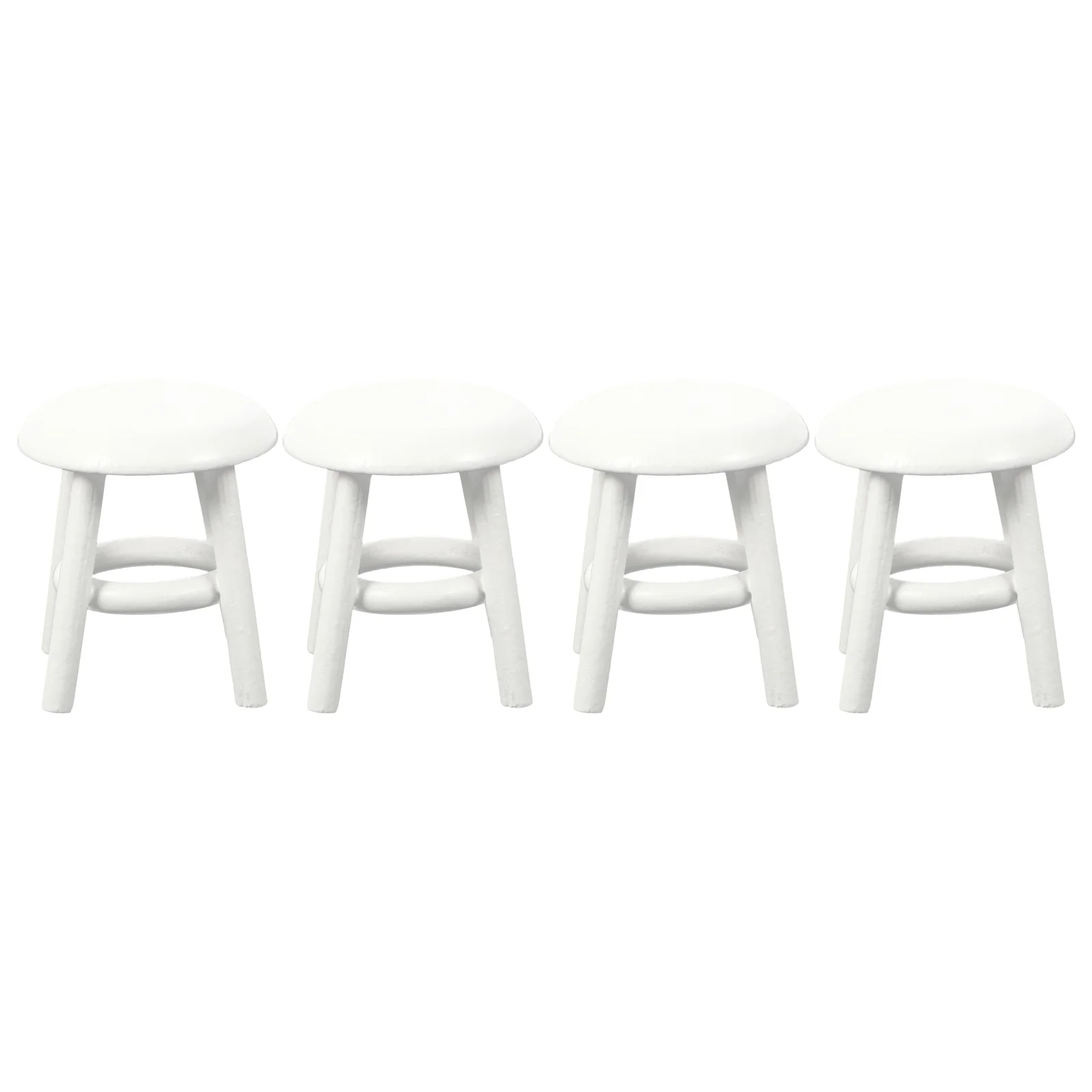 4 Pcs Miniature Wooden Stools Small Chairs for Mini House Furniture Model Playhouse Adornment Kids Safe Home Decoration
4 Pcs Miniature Wooden Stools Small Chairs for Mini House Furniture Model Playhouse Adornment Kids Safe Home Decoration