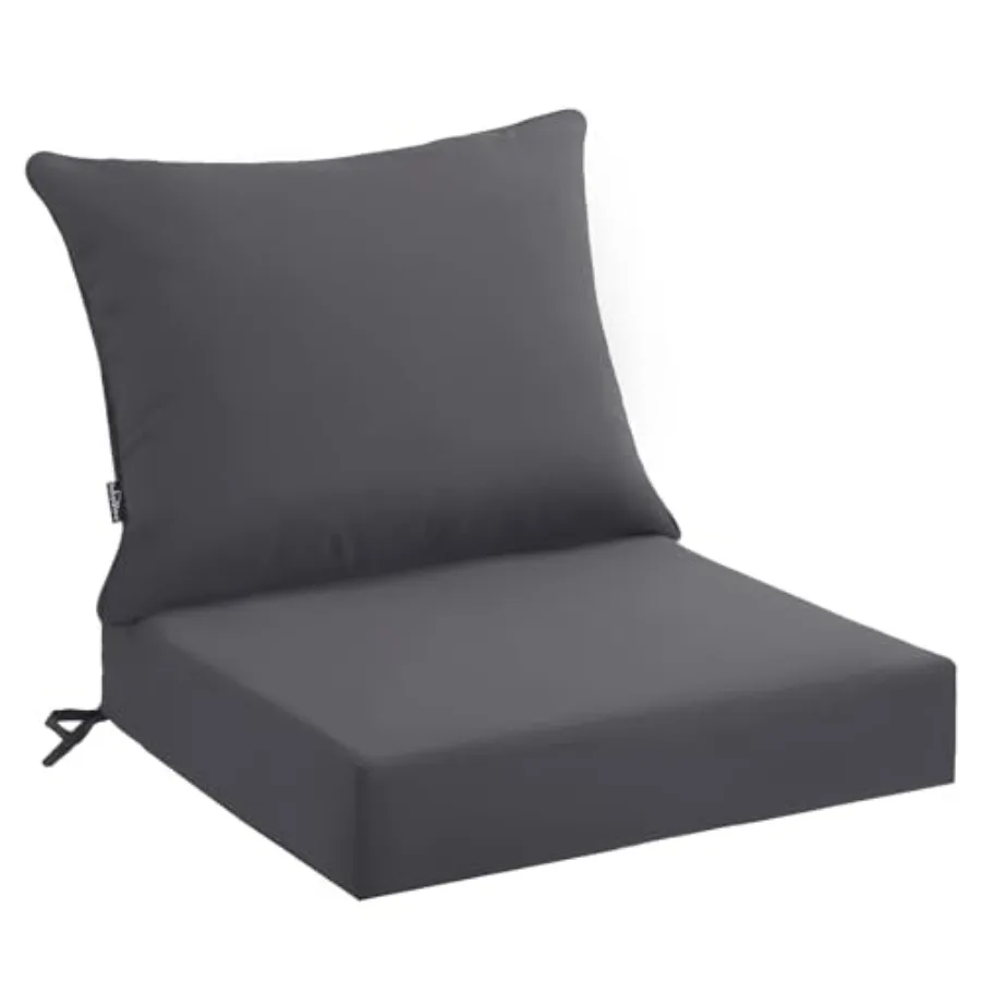 Outdoor Seat Cushion Set 4 Waterproof and Fade Resistant Patio Furniture Cushions with Removable Cover and Ties Thick Deep Seat
Outdoor Seat Cushion Set 4 Waterproof and Fade Resistant Patio Furniture Cushions with Removable Cover and Ties Thick Deep Seat