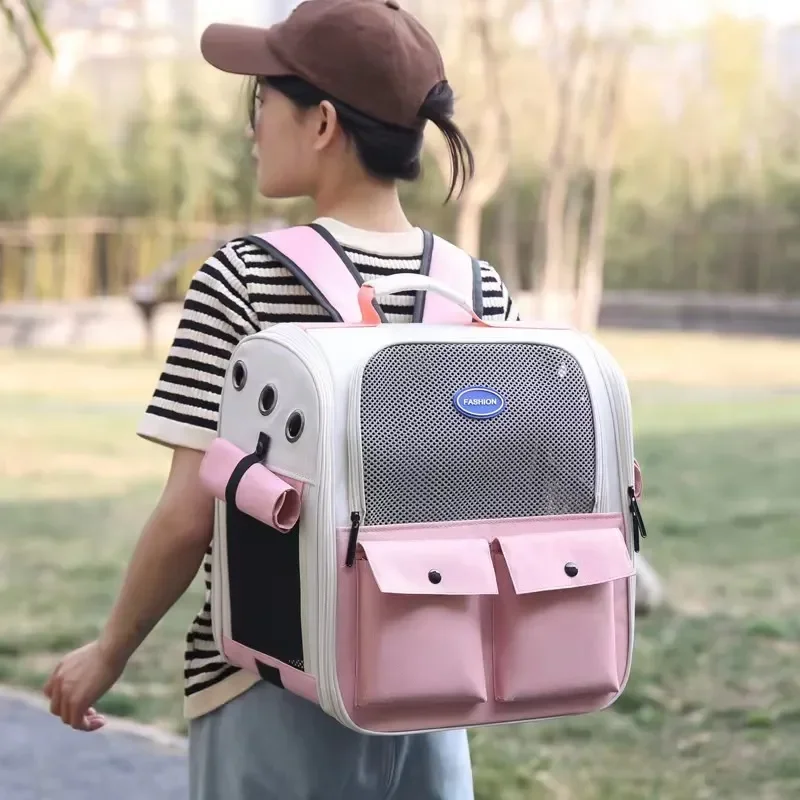 Adjustable Strap Pet Carrying Bag Foldable Cat Backpack for Outdoor Travel Ventilation Large Capacity Cat Carrier Backpack
Adjustable Strap Pet Carrying Bag Foldable Cat Backpack for Outdoor Travel Ventilation Large Capacity Cat Carrier Backpack