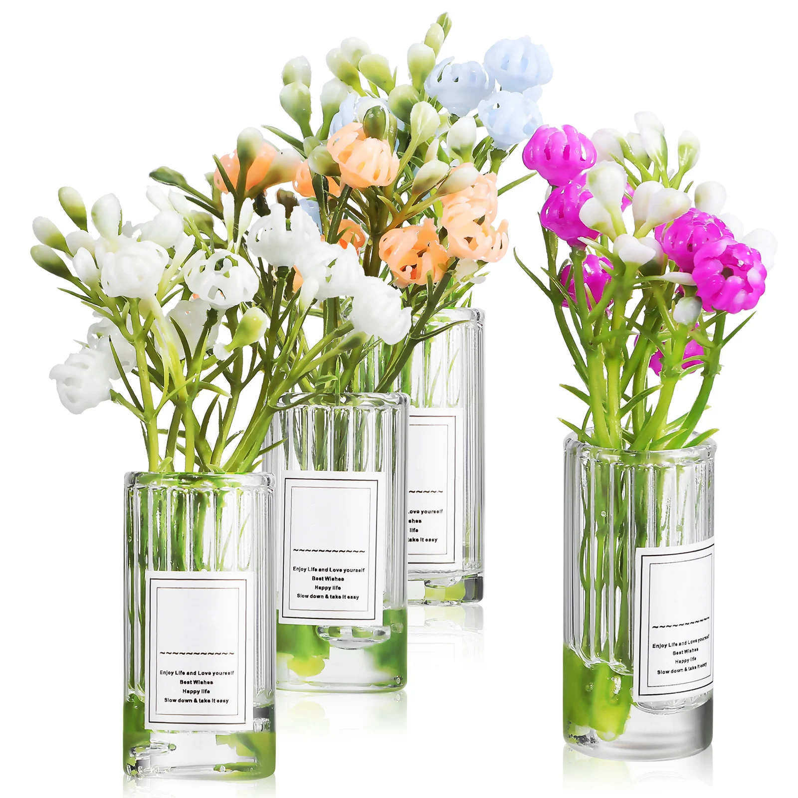 4 Pcs Flower Vases Realistic Miniature Plants Decor Versatile Decor Dollhouse Plants Artificial DeskPlants Miniatures
4 Pcs Flower Vases Realistic Miniature Plants Decor Versatile Decor Dollhouse Plants Artificial DeskPlants Miniatures