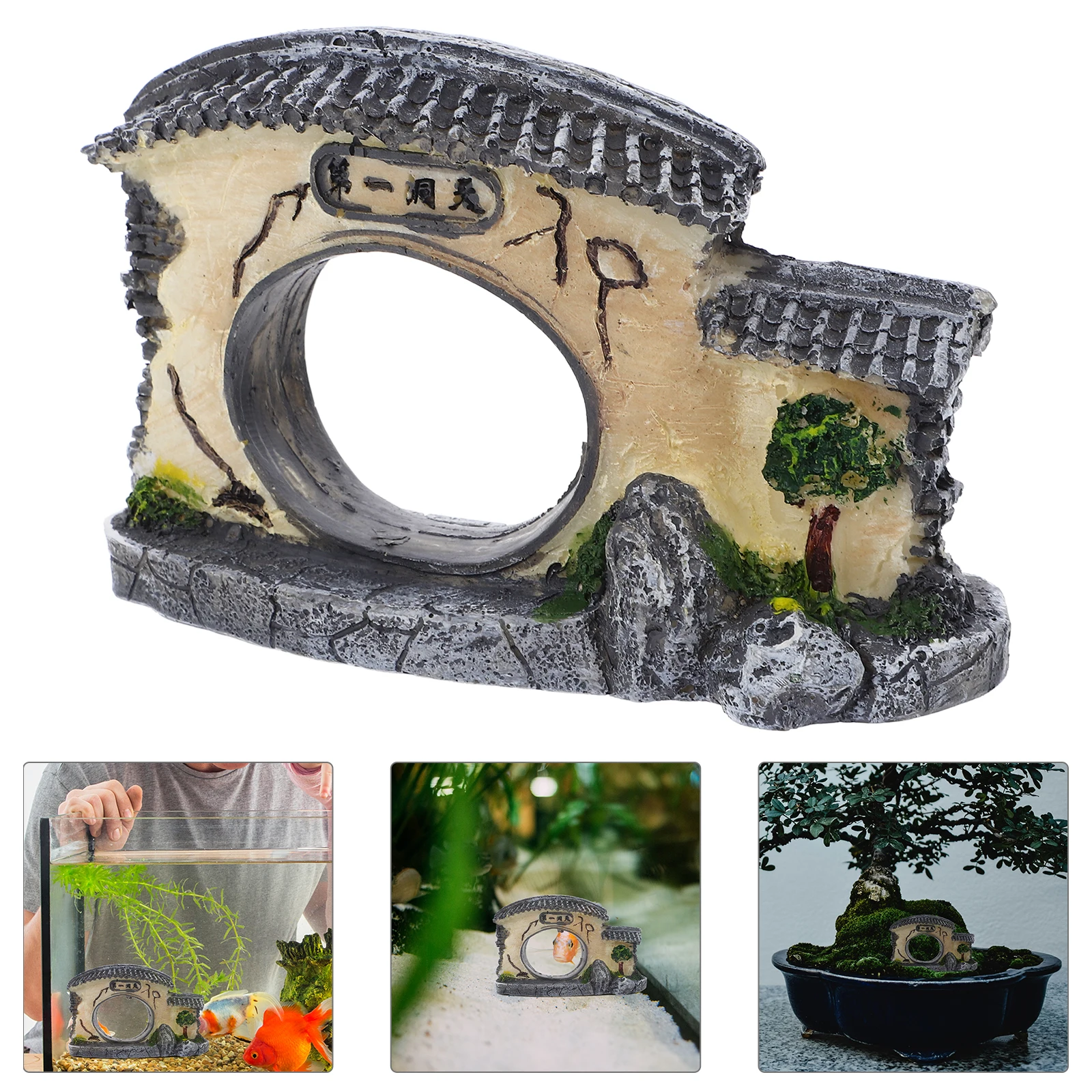 Resin Chinese Architecture Ornament Mini Aquarium Landscape Decoration Durable For Home Garden Bonsai Micro Landscaping Fish
Resin Chinese Architecture Ornament Mini Aquarium Landscape Decoration Durable For Home Garden Bonsai Micro Landscaping Fish